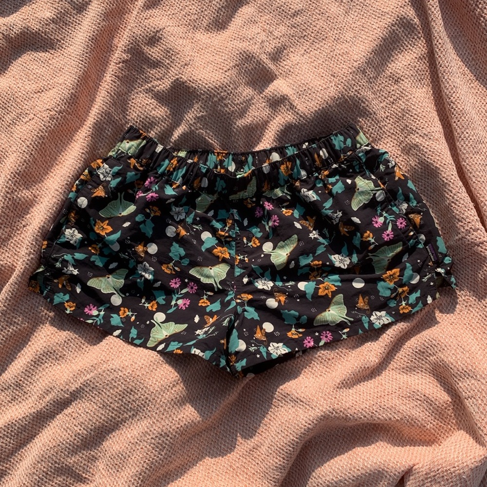 Patagonia Black Floral Women's Shorts